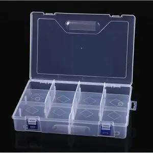 고품질 비즈보관함 대형 10칸 칸막이 소품 보관 케이스 30x20x6 (WFK9GQJ)