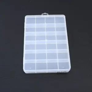 고품질 낚시 24칸 수납 보관 낚시 바늘 비즈 공방용품 보관 케이스 (WFK9GTT)