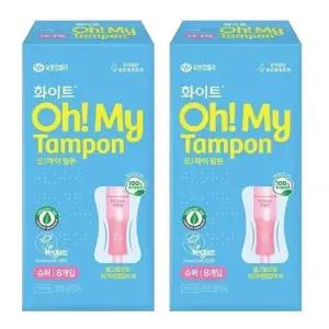 [화이트][화이트] 화이트 오마이 탐폰 체내형생리대 템포 슈퍼 8Px2팩 (42929642)