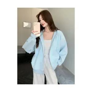 여성 티 맨투맨 셔츠 엄선 후드 가을 겨울 기모 가디건 상의 MF4