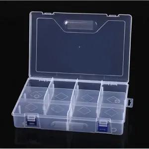 비즈보관함 대형 10칸 칸막이 소품 보관 케이스 30x20x6 (WFK9GQJ)