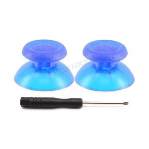 1세트 PS4 컨트롤러 조이스틱 썸스틱 아날로그  버섯 캡 + Sony PS4/PS4 Slim/PS4pro 호환  스크루 드라이