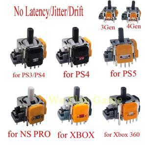 스위치 프로 컨트롤러 호환  PS3/PS4/PS5/Xbox 360 1-2pcs 3D 아날로그 로커 센서 전위차계 모듈 홀 효과