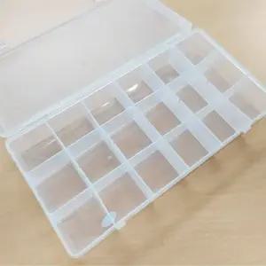 플라스틱케이스 비즈공예 재료보관 비즈통 중형 (18구) (WFK9ZEW)