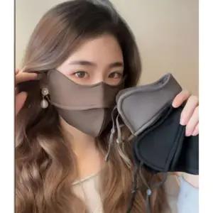 보온 겨울 기모 김서림방지 마스크 1P 5D 방한 골프 얼굴 햇빛