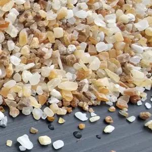 옐로우 작은자갈 인테리어 돌 15kg 노란색