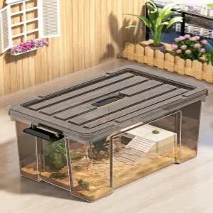 반수생 거북이집 사육상자 양식장 플라스틱 키우기 대형 오픈형