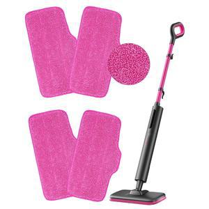 KEEPOW 극세사 스팀 걸레 패드 쉔리 7과 호환되는 1, 4팩 세척 및 재사용 가능 교체용 부착물 모든 층용 스티머 청소기 SLFCSM054에 적합