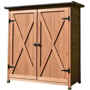 조립식 농막창고 농기구 우드 야외 보관함 미니 캐비닛