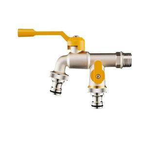 라포식  구리 수돗물 수도꼭지 실내 및 실외 1개 2개 아웃 4점 부동액 안뜰 정원 이중 물 꽃