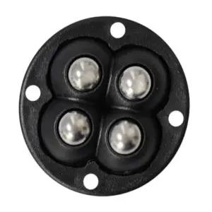 이동형 회전바퀴 블랙 가구 이동 바퀴 쉬운