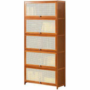 2단 조립식 슬림 디자인 책장 인테리어 거실 다층 원목 수납함 철제