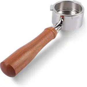 51mm 바텀리스 포터필터 3 이어만 델롱기 데디카 EC680용 /EC685 /EC820 /EC850 /EC860 필터 바구니와 나무