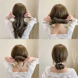 메이커 당고 왕집게핀 와이어 똥머리 헤어밴드 밴드