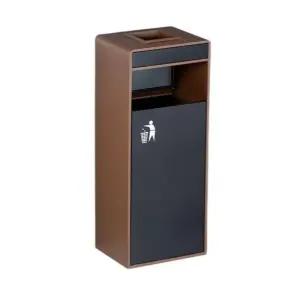 외부 쓰레기통 사각 로비 스틸 야외 대형 검정 청소