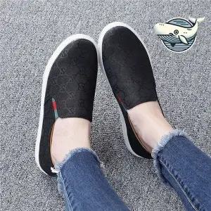 [하프클럽/]가벼운 여성용 캐주얼 슬립온 패브릭 운동화