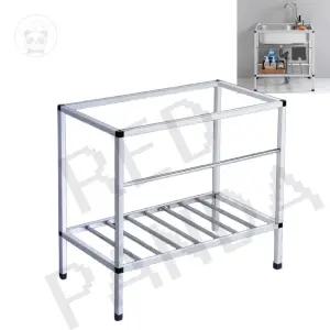 보조 싱크대 프레임 하부 소형 개수대 세면대 볼 스탠드 베란다 다용도 레드판다몰 실속형 캠핑장 식당 간