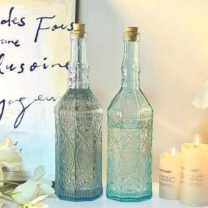 북유럽 물병 카페소품 엔틱 녹색병 조미료병 모스카토x4병 디자인 오일병