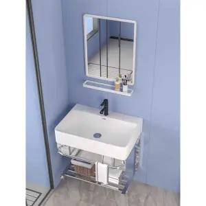 벽걸이형 소형 세면기 A702 화장실 배수구 손세정대 카페