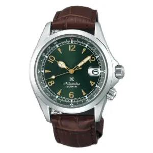 Grand Seiko 세이코 [세금포함] [정품] NEW PROSPEX SPB121 ALPINIST 그린 다이얼 W 가죽 스트랩 자동 시계