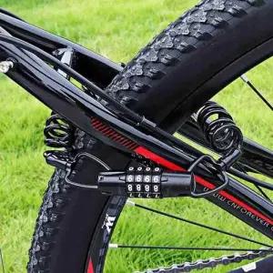 오토바이 자물쇠 스프링 자전거 와이어 대형 킥보드 WFIKRSX