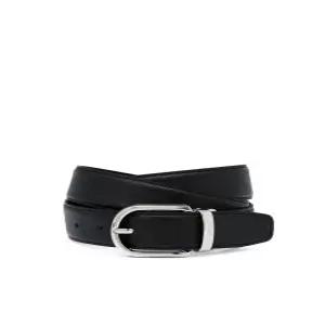 닥스 액세서리 26SS 블랙 음각로고 소가죽 벨트 DBBE6E550BK