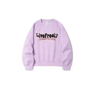 [인터크루] 여성 부클자수기모맨투맨 ITZ4TM52ALA 라벤더 _P412769768