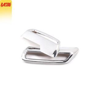 푸조 2017-2022 3008 배기 머플러 파이프 액세서리 자동차 부품용 실버 팁 1쌍