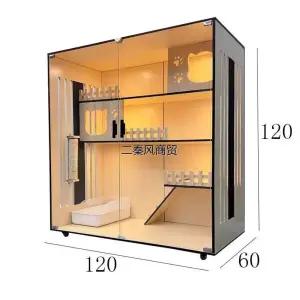 놀이터 고양이집 반려묘 나무 집 케 대형 냥이 인테리어 숨숨집