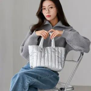 [셀러에이드]퀼팅 패딩 토트백 여성 가방