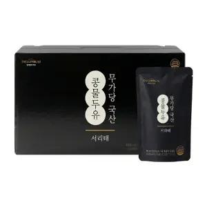 한국인의 두유 무가당 국산 서리태 콩물두유 190mlX20팩