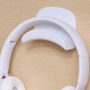 책상 헤드셋 걸이 화이트 부착식 헤드폰 거치대 (WFKB2SH)