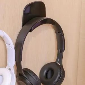 책상 헤드셋 걸이 블랙 부착식 헤드폰 거치대 (WFKB2SG)