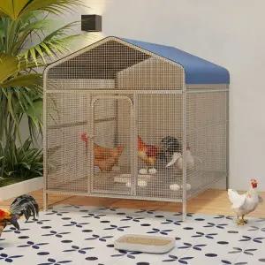 터널형 닭장 오리 케이지 원형 마당 철망 새둥지