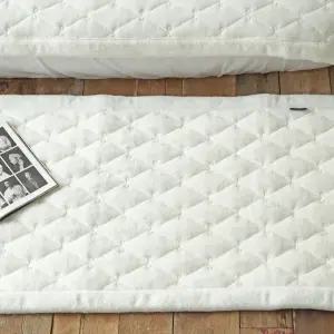 누블 겨울용 쇼파매트 양털 극세사 도톰한 아이보리 미끄럼방지