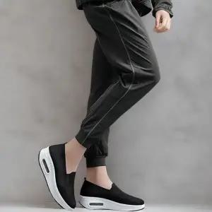 [다잇템] 여성 푹신 통굽 미니멀리즘 5색 키높이 슬립온