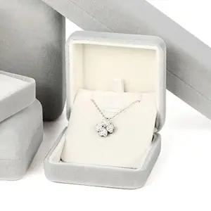 [하프클럽/]벨벳 결혼 목걸이함 프로포즈 목걸이 케이스 소