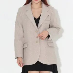 여자겨울자켓 여자하프자켓 여자자켓 투버튼 자켓 여자모직자켓 모직 캐주얼