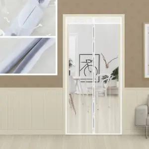 방문 자석 방풍비닐커튼 100 PVC 투명 방한용 출입구 방수 주택 도어 커버