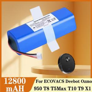 6500mAh 14.4V 로봇 진공 청소기 스위퍼 교체 배터리 (에코백스 X1 오즈모 T5 950 DX9G DLX11-54 용)