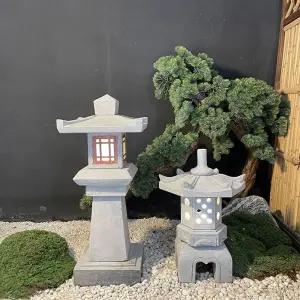 펜션 석등 마당 꾸미기 장식 가드닝 연못 돌탑 석정