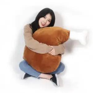 [하프클럽/]초대형 빅사이즈 닭다리 쿠션 2종 110CM 90CM 치킨 베개