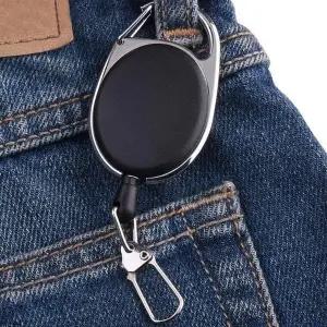 와이어 자동 리턴 키홀더 릴타입 분실방지 고리형 (WFKBQKA)