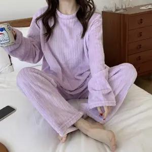 수면 잠옷상하의 극세사잠옷 수면바지 수면잠옷 잠옷 극세사잠옷세트