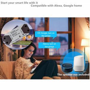 Tuya 와이파이 스마트 스위치 모듈 차고 문 모터 홈 구글 알렉사 음성 제어 지원 433MHz