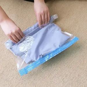 고품질 정리 베개 겨울옷 진공팩 보관 이불 압축팩 의류 맨손 (WFKBOWH)