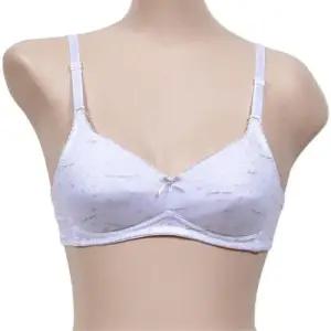 발랄한 면원단 주니어 AA컵 노와이어 브라 WFIPU7N