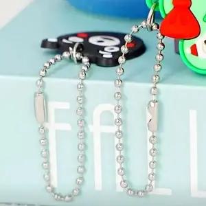 볼체인 고리 실버 연결줄 키링 공예 만들기 10p (WFKBR53)