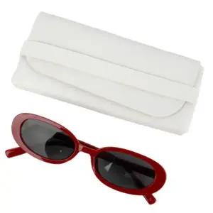 [하프클럽/]타원형 패션 선글라스 캣아이 포토아이템 여성용 레드