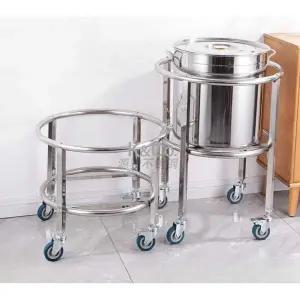 원형 운반카 육수통 초두꺼운 다라이이동카 소쿠리